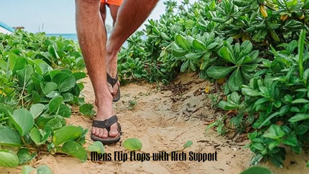 Mens Flip Flops with Arch Support